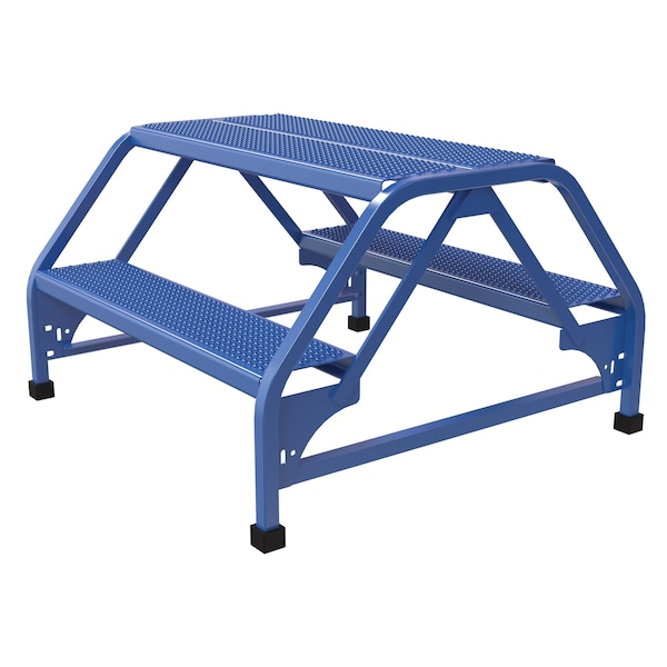 Vestil 1.67 ft Perforated Steel Stepladder LAD-DD-32-2-P - main